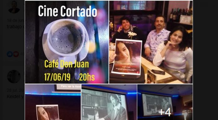 CINE CORTADO: el pasado lunes por la noche hubo cine no tradicional