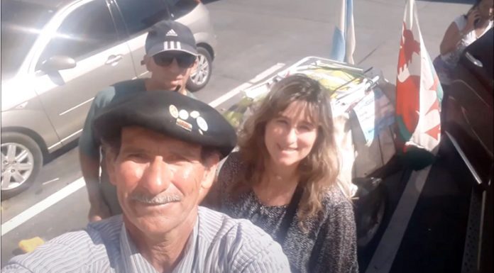 TERMINÓ EL SUEÑO: El Caminante de América “Kuky” volvió a la Argentina después de transitar 22850 kilómetros a pie