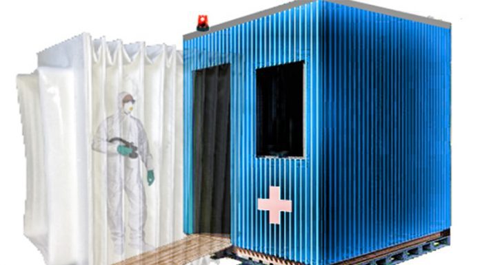 Investigadores de la UNLaM desarrollan módulos aislantes para posibles casos de COVID-19 en espacios de trabajo