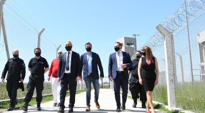 Servicio Penitenciario: El ministro Alak recorrió el viernes en Campana, la obra de la nueva alcaidía construida en la Unidad 21
