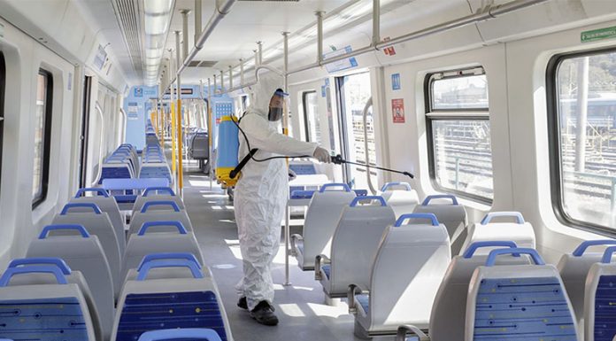 Un nuevo sanitizante, producido en Argentina, se aplicará en el transporte público