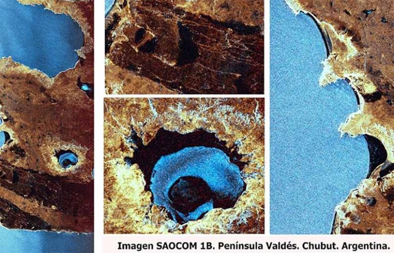 SATÉLITE ARGENTINO: Las primeras imágenes tomadas por el Saocom 1B