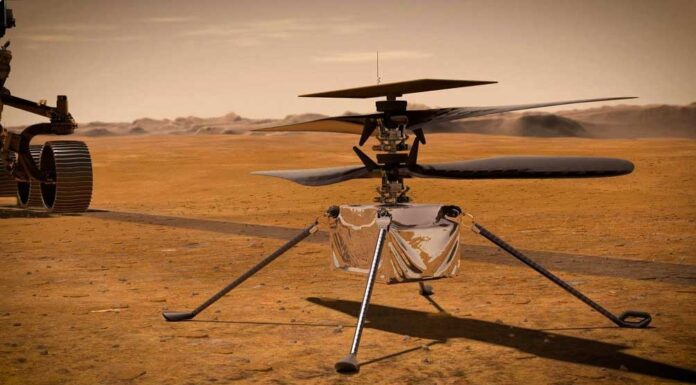 Un helicóptero de la NASA empezará a emitir primeras imágenes de Marte