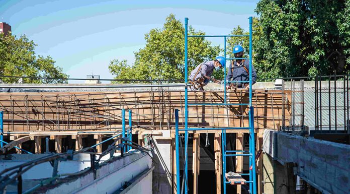 Amplían Escuela: Se construyen cuatro nuevas aulas en la Escuela Secundaria Técnica Nº2 de Zárate