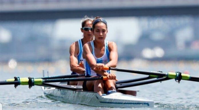 JJOO-Remo: Lamentablemente fue eliminado el bote del doble par ligero argentino de Kraljev y nuestra Evelyn Silvestro