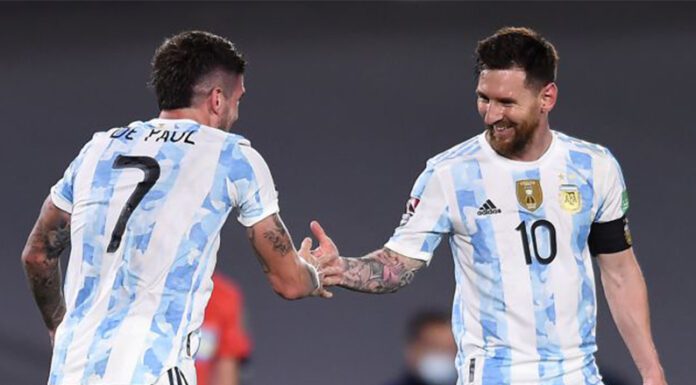 De Paul: “Todos tenemos que ayudar para que Messi pueda ser campeón del mundo”