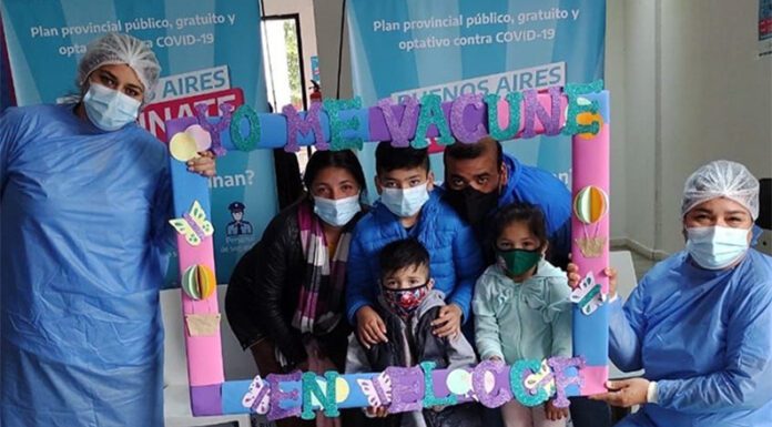 Provincia: Se comenzó a inmunizar a niños y niñas menores de 12 años en vacunatorios tuneados