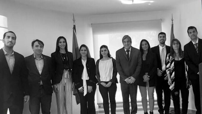 Colegio de Abogados: Recibieron nuevos profesionales del Departamento Judicial y anuncian nueva charla