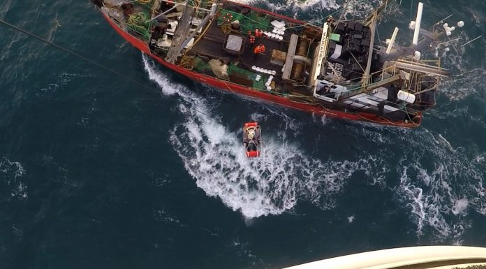 Mar Argentino: la Prefectura Naval aeroevacuó de urgencia a un tripulante enfermo en altamar