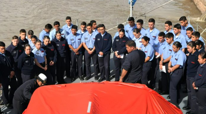 Cadetes de la Escuela Naval: Navegaron por primera vez a bordo del patrullero ARA “King” y fueron recibidos en la Base Naval de Zárate