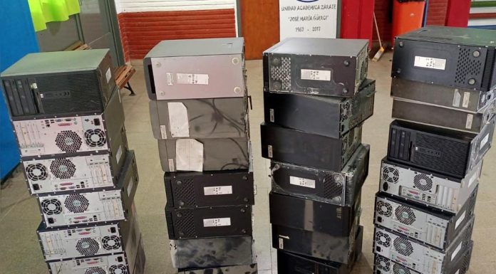 Unidad Académica José María Güerci: Retiran residuos electrónicos del ex Colegio Nacional de Zárate