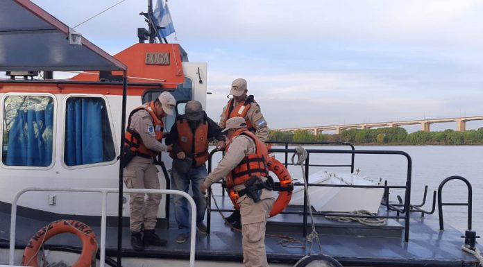Asistencia Médica: La Prefectura Naval asistió a un isleño en Zárate de 74 años con una emergencia de salud
