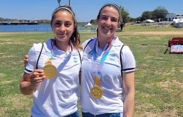 Zárate gana con Evelyn Silvestro las primeras preseas doradas en los Suramericanos de Asunción 2022