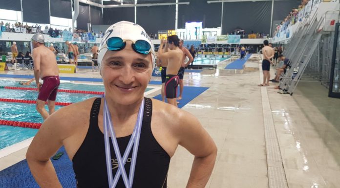 Ana María Escutia: Cosechó ocho medallas, cuatro Campeonatos Argentinos y rompió nuevos récord nacionales en Natación Master