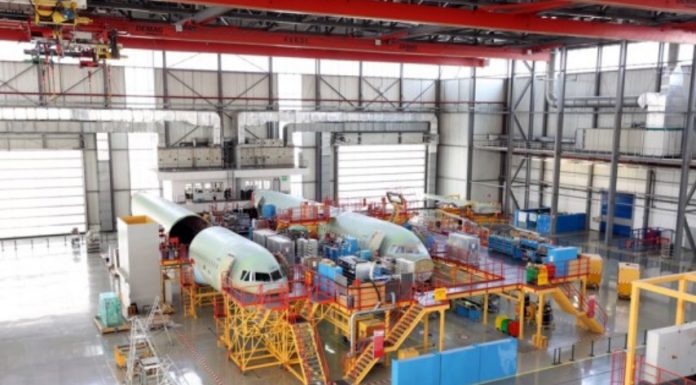 Airbus comienza producción de aviones A321 en ciudad china de Tianjin