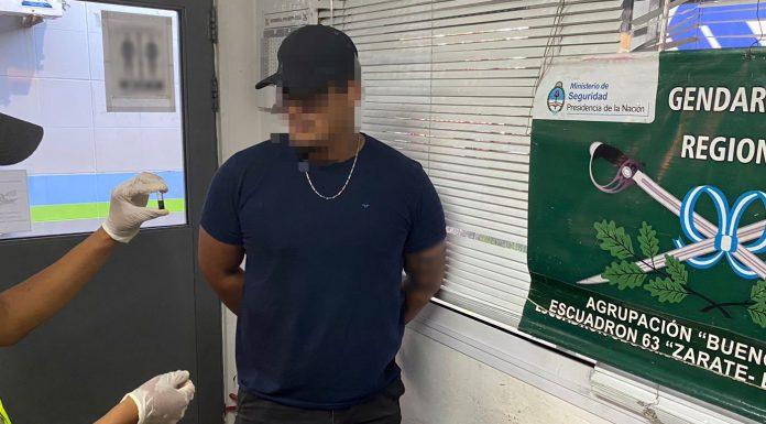 Zárate:Detienen a un ciudadano que viajaba en un ómnibus con 397 pastillas de éxtasis