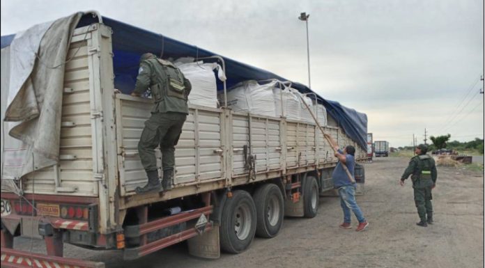 Zárate – Precursores Químicos: Circulaba sin la habilitación para el traslado de 22 toneladas de carbonato de sodio