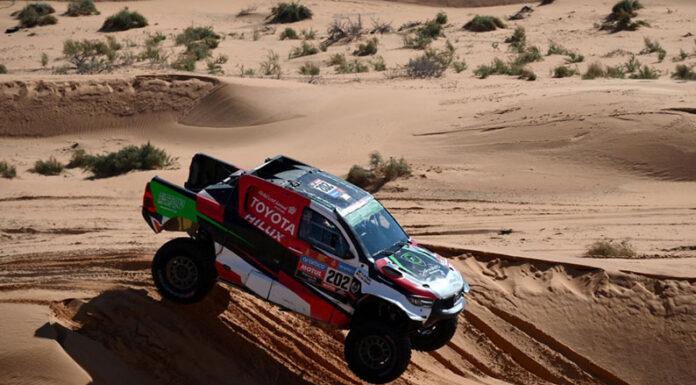 DESCANSO PARA MOTOS Y QUADS: El saudí Al Rajhi ganó la séptima etapa del Dakar en autos