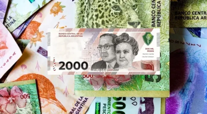 El Banco Central emitirá un billete de 2 mil pesos