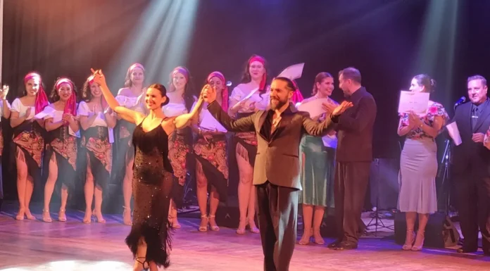 Hugo y Celina: Deslumbraron con el Internacional Tango Show a Coliseo con lleno total que aplaudió de pie