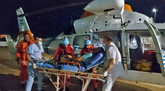 La Plata: La Prefectura Naval aeroevacuó a un práctico del Río Paraná