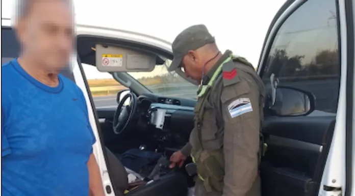 Decomisan en Zárate: Transportaba ilegalmente un arma de fuego y municiones