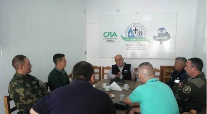 Sociedad Rural: Se reúnen en la sede de Zárate con autoridades de la secretaria de seguridad del Municipio y policiales