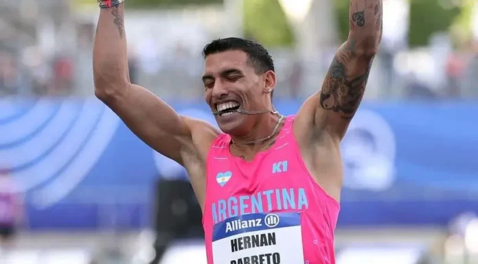 MUNDIAL DE PARA ATLETISMO: Hoy corre 100 el zarateño Hernán Barreto, que ya ganó plateada en 200 con récord americano