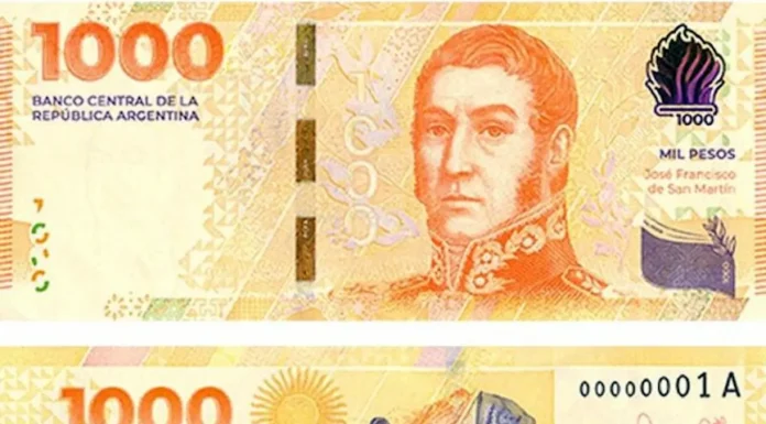 San Martín vuelve a los billetes: el Central confirmó su imagen en los de $1.000