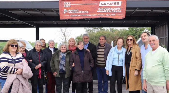 Corredor costero Avellaneda y Quilmes: Inauguran la primera etapa del Parque Metropolitano