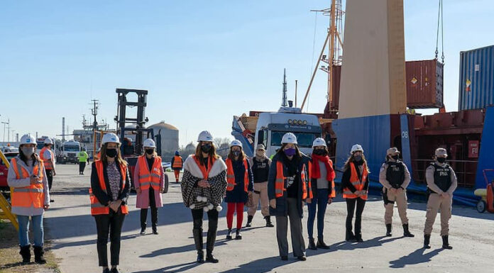 Aumentó la cantidad de mujeres trabajando en los puertos bonaerenses