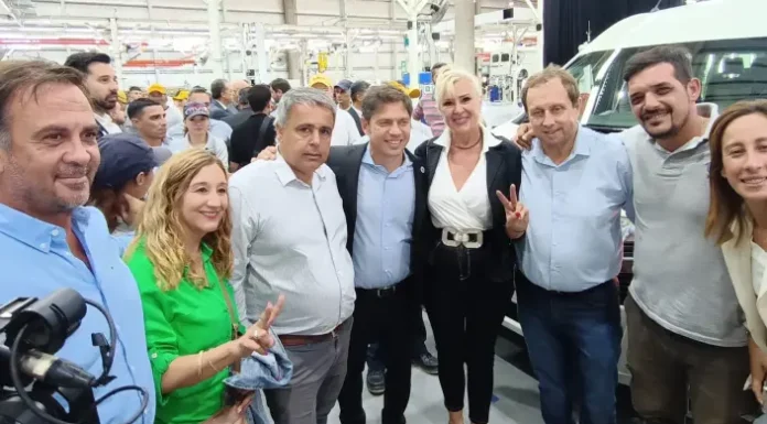 UNION POR LA PATRIA- PJ: Los concejales zarateños de UxP estuvieron este viernes acompañando al gobernador Kicillof en Toyota