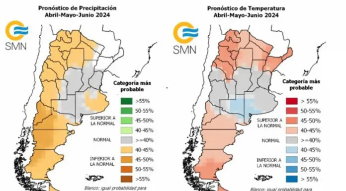 Aunque “El Niño” se debilita, prevén lluvias normales para los próximos tres meses en las principales zonas agrícolas