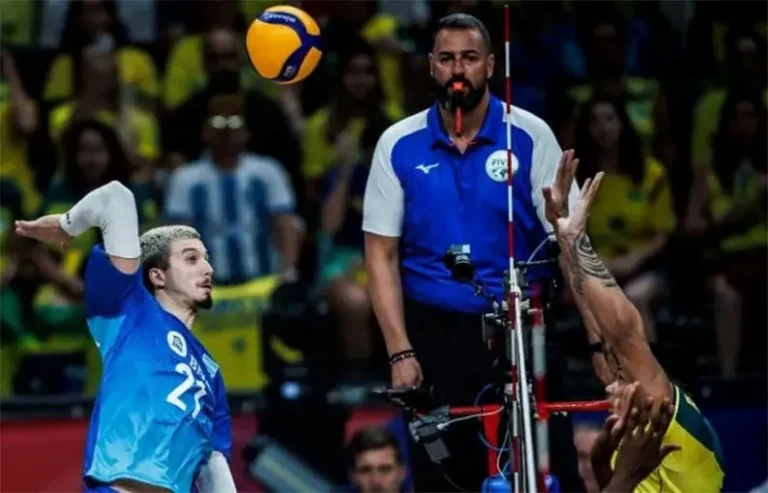 Tropiezo argentino con Brasil en la Nations League de voley camino a los Juegos Olímpicos