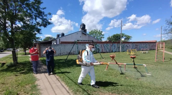 En Zárate, el área de Salud municipal realizó nuevas acciones de descacharrado en los barrios