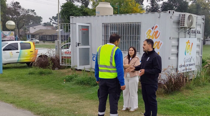 En Zárate, se inaugura un nuevo puesto fijo de control de tránsito y seguridad