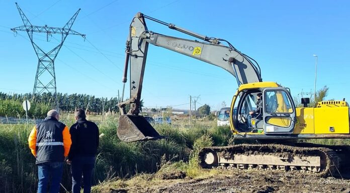 En Zárate, avanzan con el dragado de la Ruta 6 por mejoras en el manejo de las aguas
