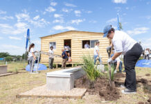 Softys y TECHO construyeron un salón comunitario, una cocina y una torre de agua para el barrio El Gauchito en Zárate