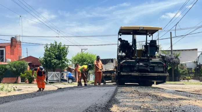 Zárate avanza con nuevas obras de recomposición vial en distintos barrios