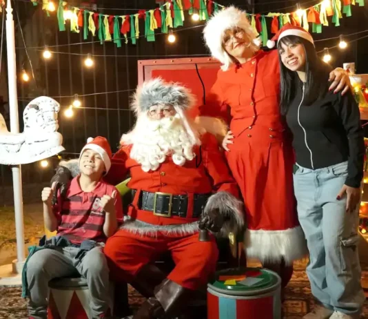 En Zárate: la comunidad acompañó el encendido del árbol navideño