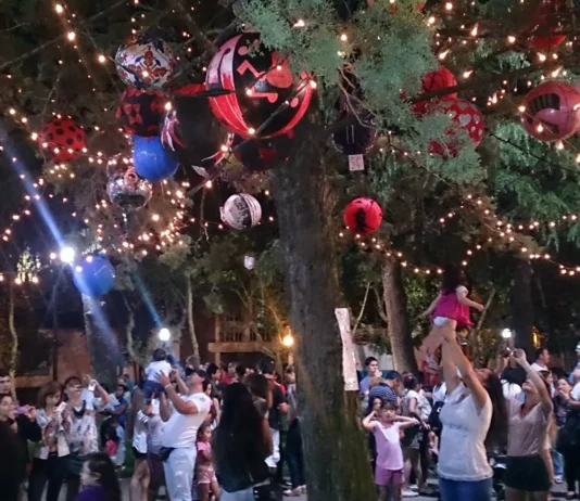 En Zárate ultiman detalles y reprograman para este domingo el encendido del tradicional árbol navideño