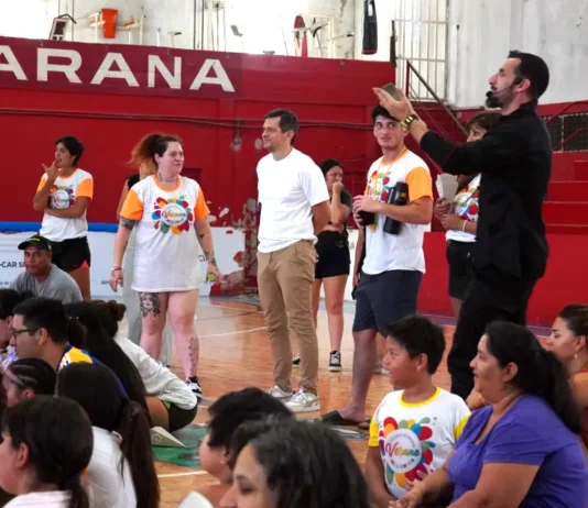 En Zárate hoy, el intendente celebró el cierre de la colonia inclusiva junto a los colonos