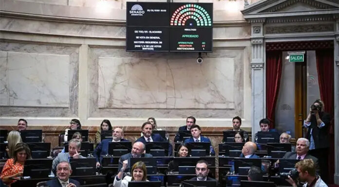 El Senado dio media sanción a la reforma de la Ley de Glaciares y el oficialismo celebró con euforia