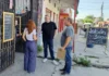 En Zárate, el Municipio relevó comercios en calle Evaristo Carriego y dialogó con vecinos