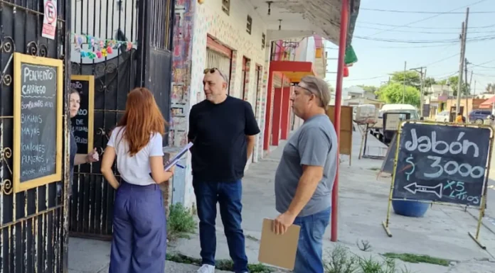 En Zárate, el Municipio relevó comercios en calle Evaristo Carriego y dialogó con vecinos