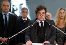 En el acto por el atentado de 1992, Milei respondió la amenaza de Irán: “No vamos a retroceder un milímetro”