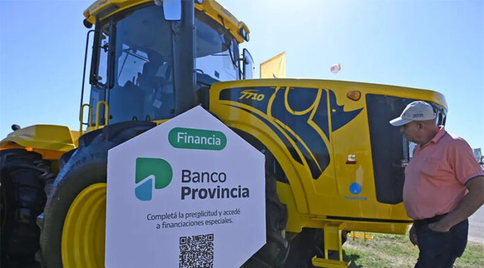 Expoagro: el Banco Provincia ofrece préstamos en dólares desde tasa 0% para maquinaria agrícola