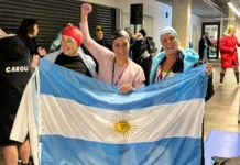 Zárate dijo presente Finlandia, en el Mundial de Natación en Aguas Heladas 2026