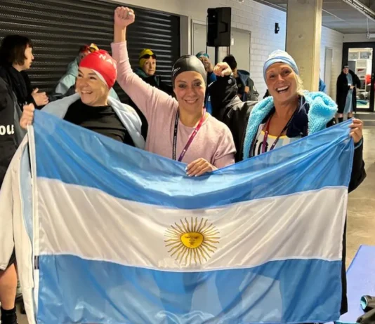 Zárate dijo presente Finlandia, en el Mundial de Natación en Aguas Heladas 2026
