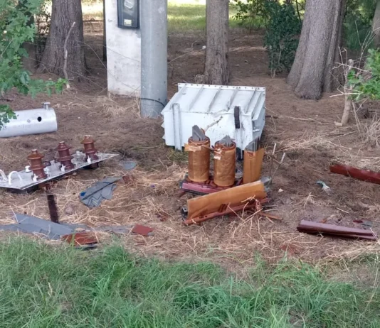 En Zárate: Vandalizan un transformador y afectan el servicio eléctrico en una zona rural